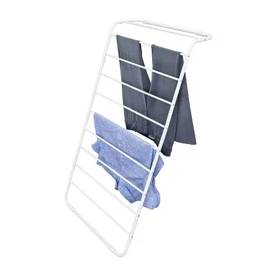 Honey-Can-Do White Steel Leaning Drying Rack