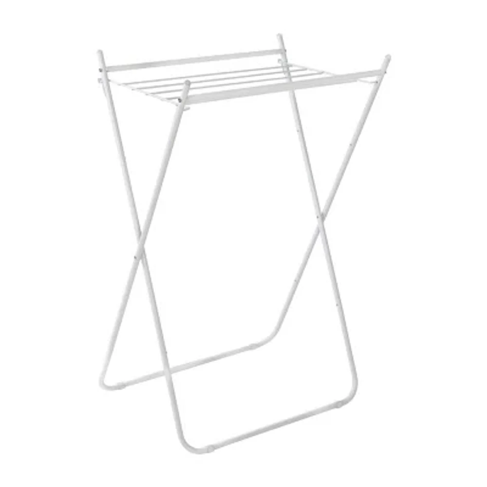 Honey-Can-Do White Metal Collapsible Folding Drying Rack