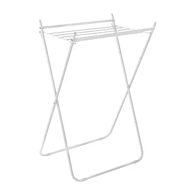 Honey-Can-Do White Metal Collapsible Folding Drying Rack