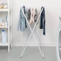 Honey-Can-Do White Metal Collapsible Folding Drying Rack