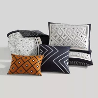 Bebejan Geometric 5-pc. Midweight Reversible Comforter Set