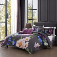 Bebejan Elegant Blossoms 5-pc. Midweight Reversible Comforter Set