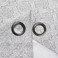 Regal Home Brodie Printed Energy Saving Blackout Grommet Top Set of 2 Curtain Panel