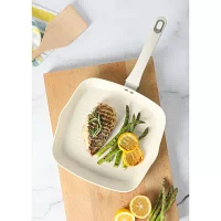 Martha Stewart Delphine Ceramic Non-Stick 10" Grill Pan