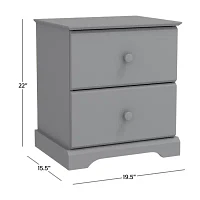 Campbell 2-Drawer Nightstand