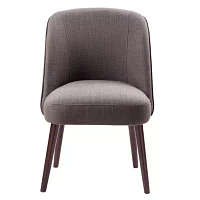 Lou Soft Round-Back Accent Chair