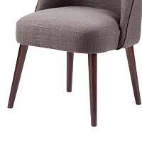 Lou Soft Round-Back Accent Chair