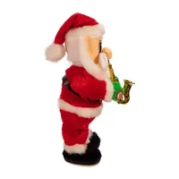 Kurt Adler 14-Inch Battery-Operated Dancing Jazz Santa Christmas Figurine