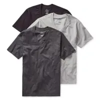 Stafford Heavyweight Mens 3 Pack Short Sleeve V Neck T-Shirt Tall