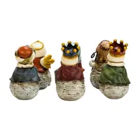 Kurt Adler 6-Inch Resin Snowman 7-pc. Christmas Figurine