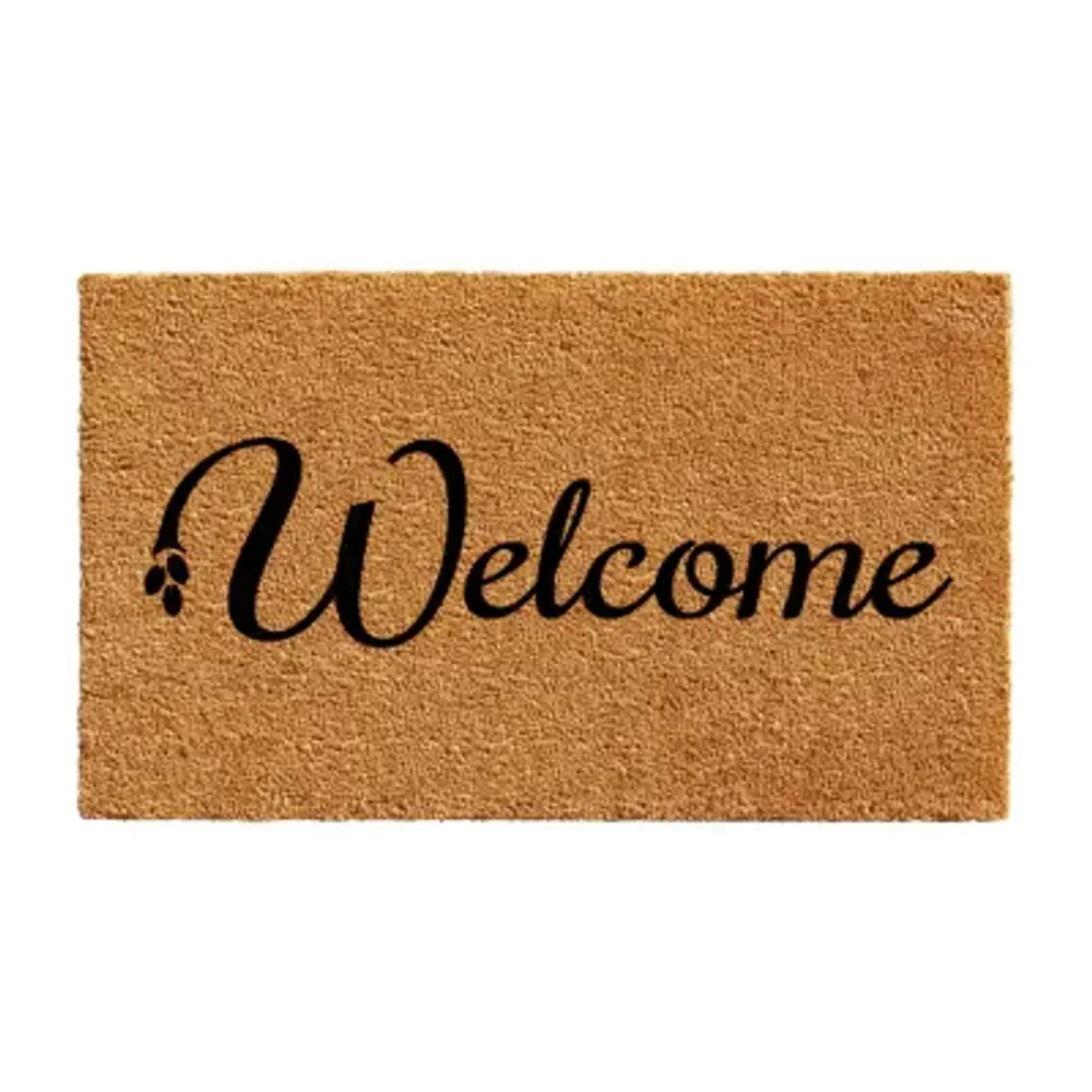 Calloway Mills Welcome Outdoor Rectangular Doormats