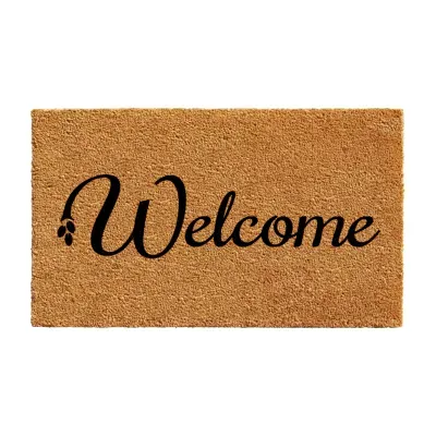 Calloway Mills Welcome Outdoor Rectangular Doormat