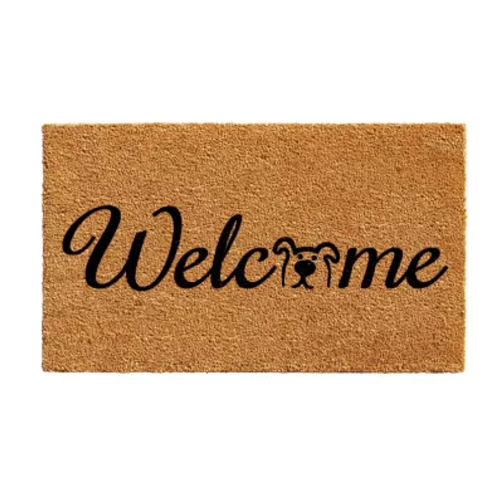 Calloway Mills Doggie Welcome Outdoor Rectangular Doormat