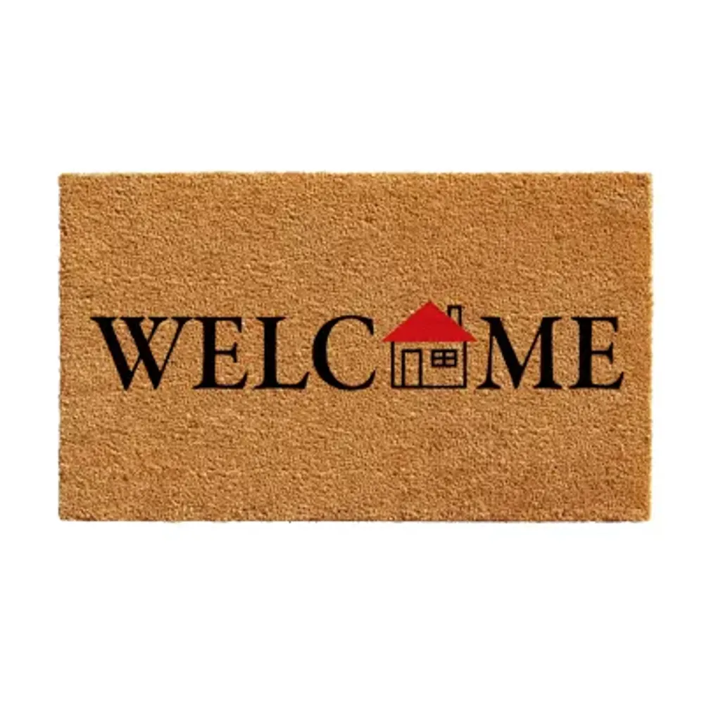 Calloway Mills Little House Welcome Outdoor Rectangular Doormats