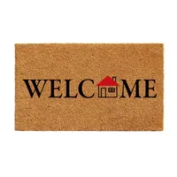 Calloway Mills Little House Welcome Outdoor Rectangular Doormats