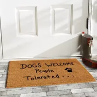 Calloway Mills People Tolerated Outdoor Rectangular Doormats