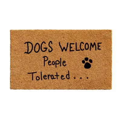 Calloway Mills People Tolerated Outdoor Rectangular Doormat