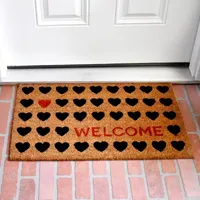 Calloway Mills Heart Welcome Outdoor Rectangular Doormats