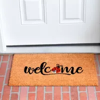 Calloway Mills Welcome Ladybug Outdoor Rectangular Doormat