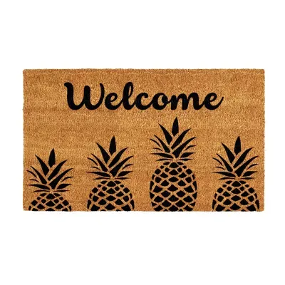 Calloway Mills Pineapple Express Outdoor Rectangular Doormat