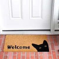 Calloway Mills Kitty Korner Outdoor Rectangular Doormat