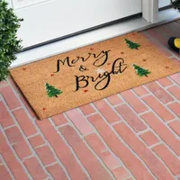 Calloway Mills Yule Outdoor Rectangular Doormat