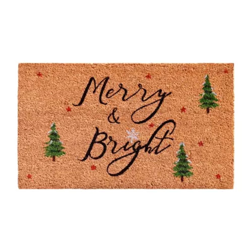 Calloway Mills Yule Outdoor Rectangular Doormat