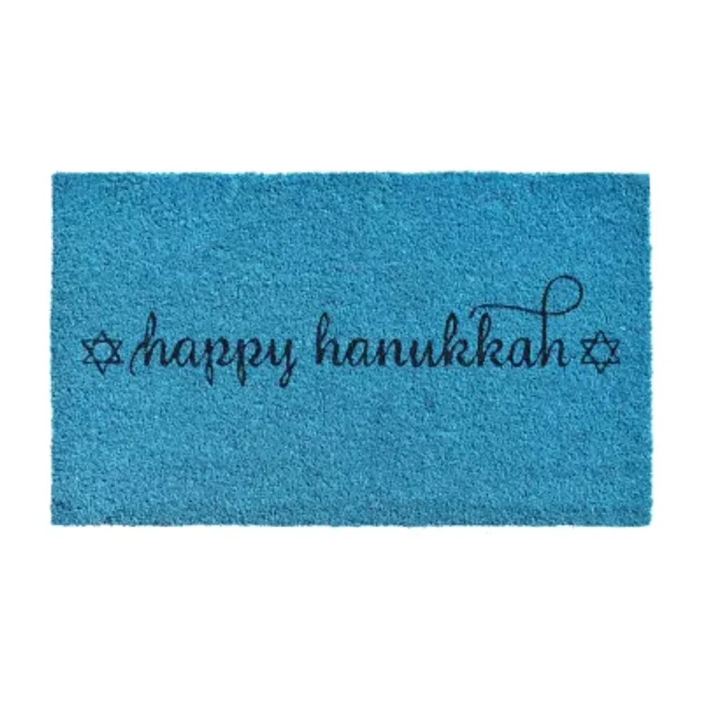 Calloway Mills Happy Hanukkah Outdoor Rectangular Doormats