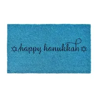 Calloway Mills Happy Hanukkah Outdoor Rectangular Doormats