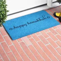 Calloway Mills Happy Hanukkah Outdoor Rectangular Doormat