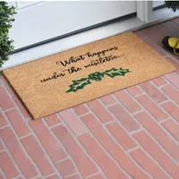 Calloway Mills Mistletoe Outdoor Rectangular Doormat