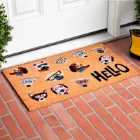 Calloway Mills Dog Fashion Outdoor Rectangular Doormat