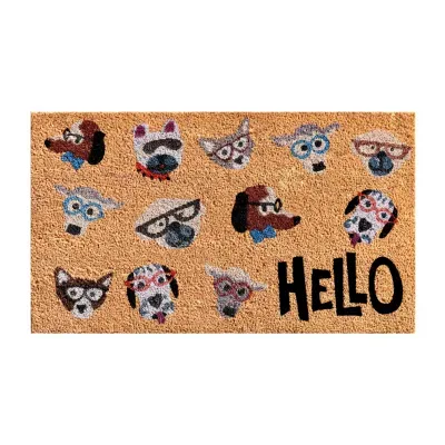 Calloway Mills Dog Fashion Outdoor Rectangular Doormats