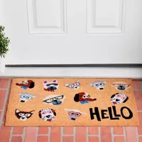 Calloway Mills Dog Fashion Outdoor Rectangular Doormats