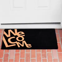 Calloway Mills Angle Welcome Outdoor Rectangular Doormats