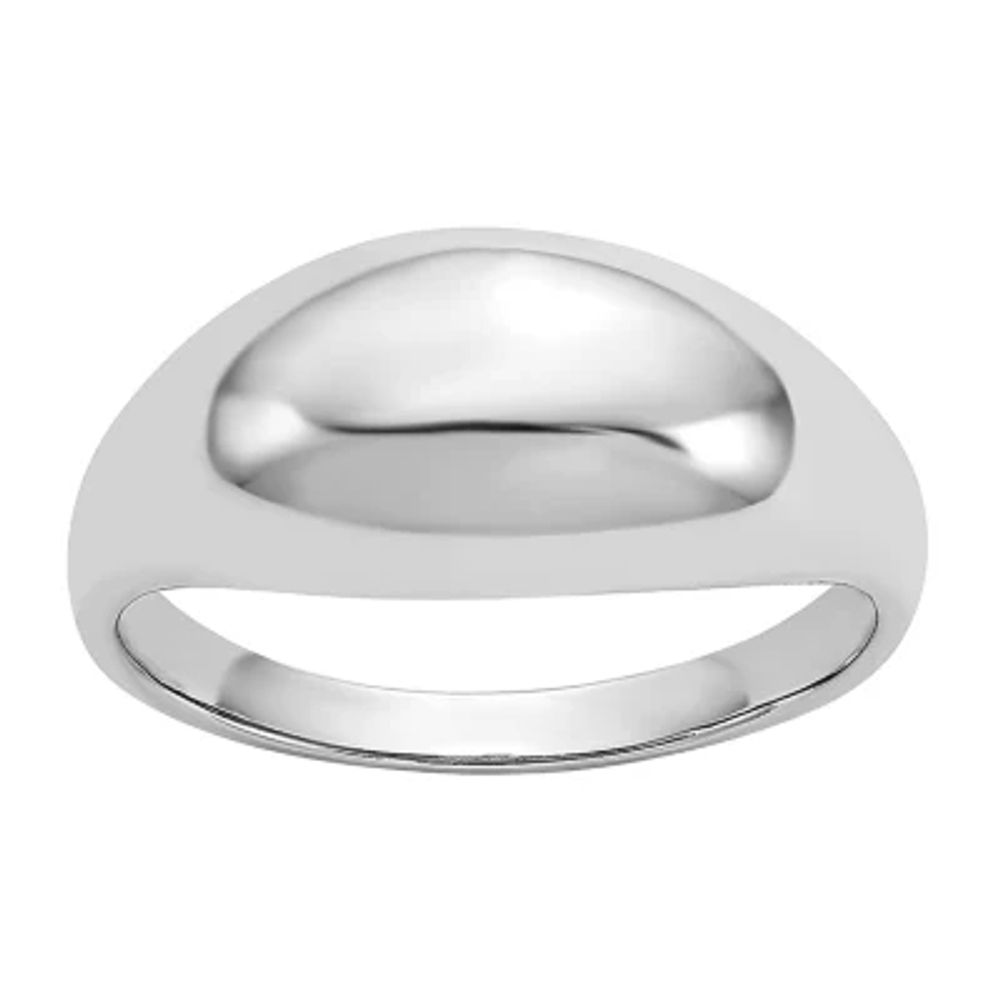 14K White Gold Band