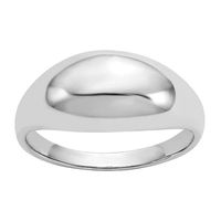 14K White Gold Band