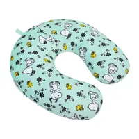 Peanuts Snoopy and Woodstock Flowers Portable Travel Neck Pillow