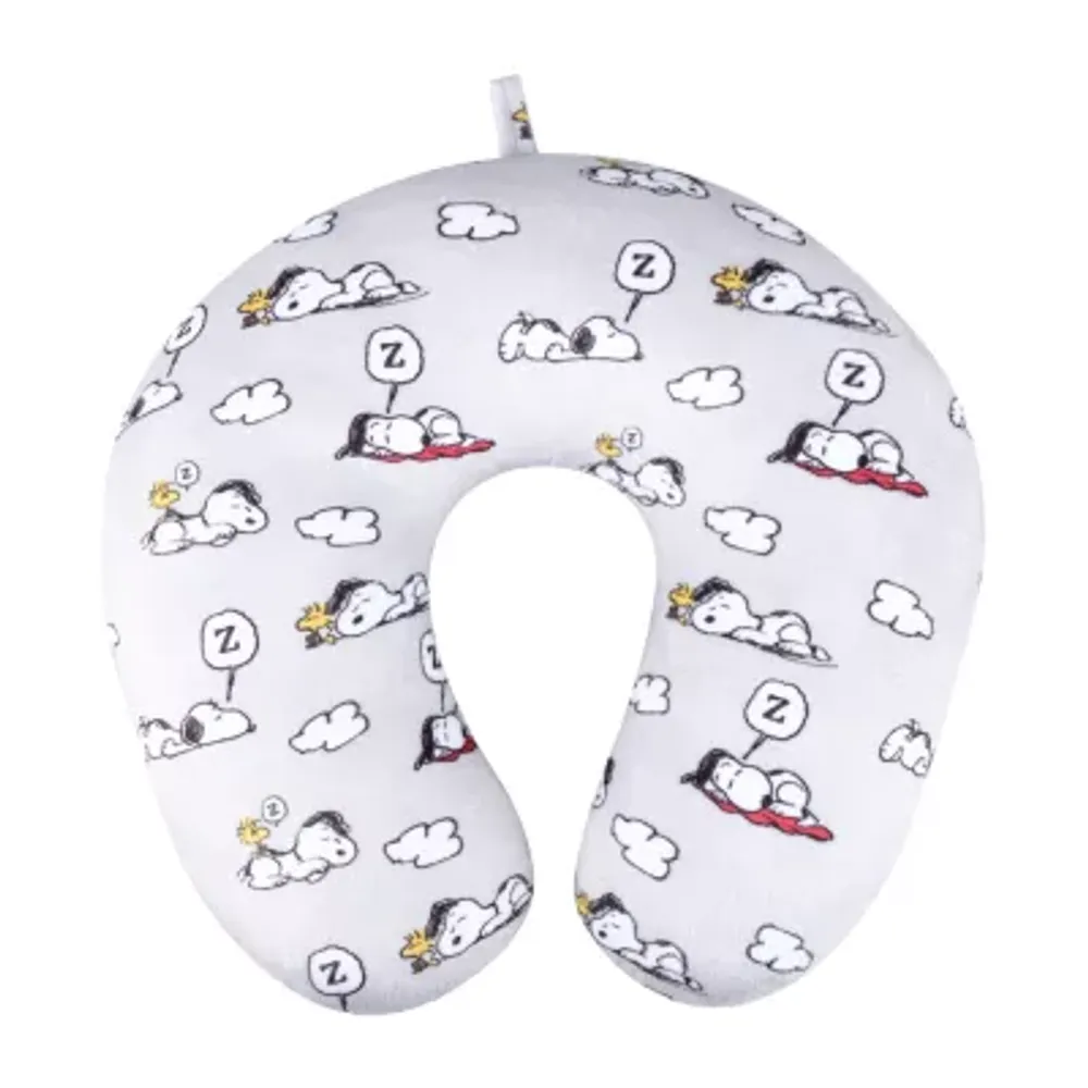 Peanuts Snoopy and Woodstock Clouds Travel Neck Pillow