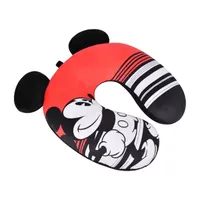 Disney Mickey Mouse Ears Striped Portable Travel Neck Pillow