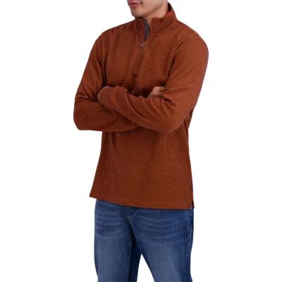 Chaps Big and Tall Mens Mock Neck Long Sleeve Quarter-Zip Pullover
