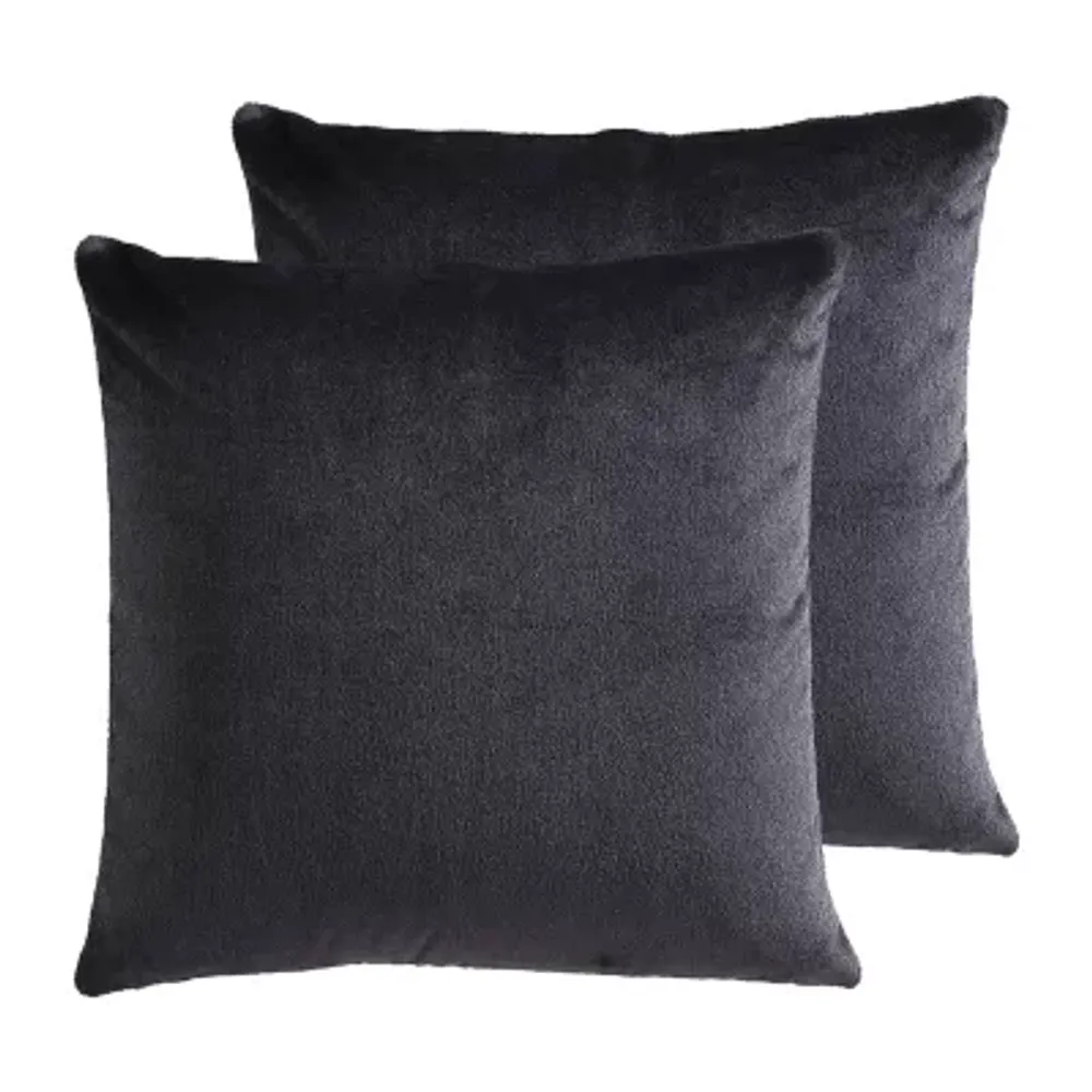 City Scene Fur Like 2 Pc Sham Set Euro Pillow