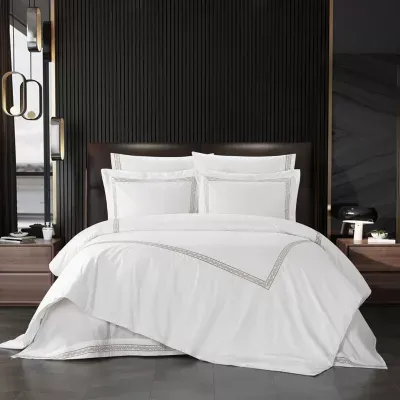 Chic Home Ella 3-pc. Embroidered Duvet Cover Set
