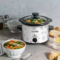 Cooks 1.5 Quart Festive Holiday Slow Cooker