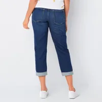 a.n.a Womens Mid Rise Boyfriend Jean