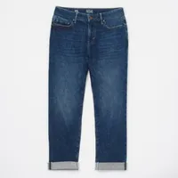 a.n.a Womens Mid Rise Boyfriend Jean