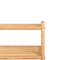 Home Expressions 3-Shelf Bamboo Shoe Racks