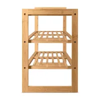 Home Expressions 3-Shelf Bamboo Shoe Racks