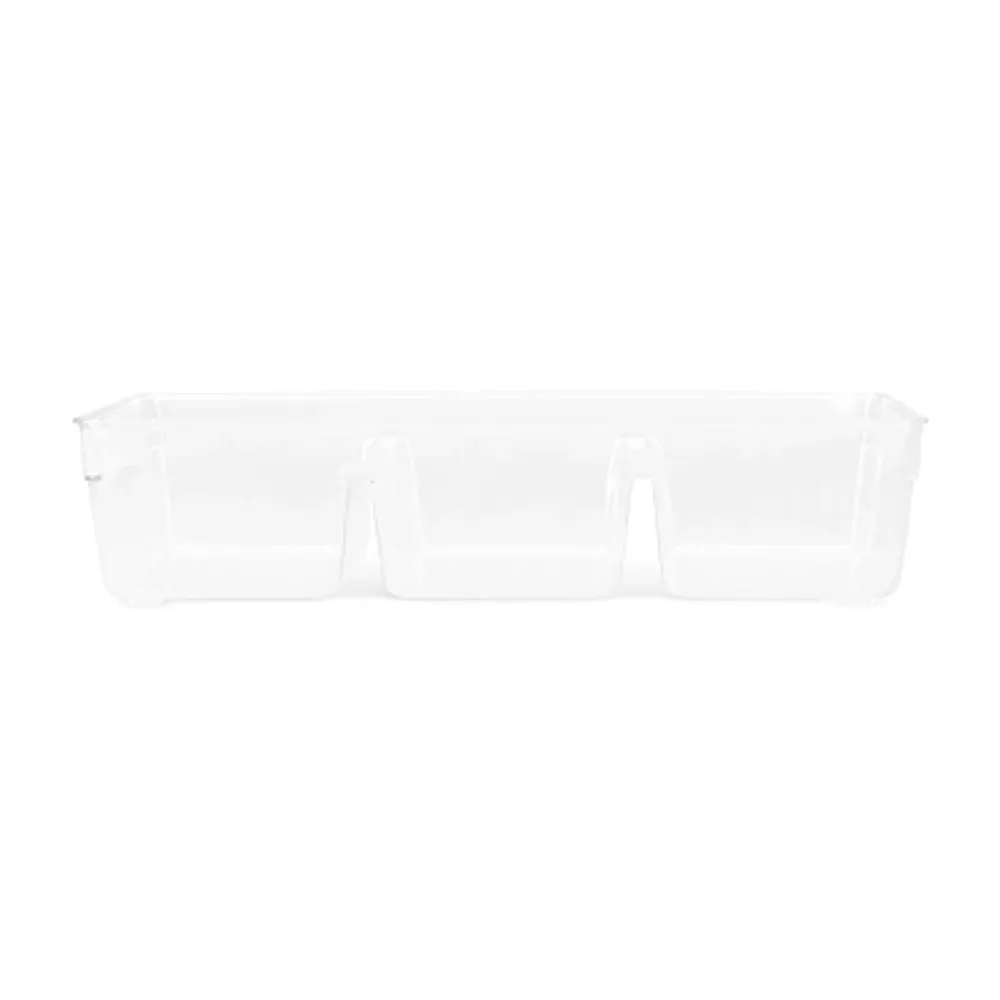Home Expressions Narrow 3-Compartment Storage Bin