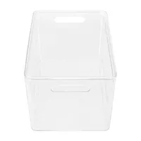 Home Expressions Medium Acrylic Stroage Bin with Lid